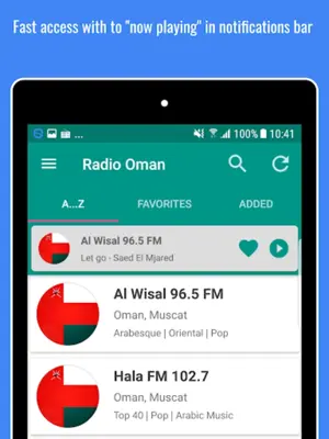 Radio Oman android App screenshot 0